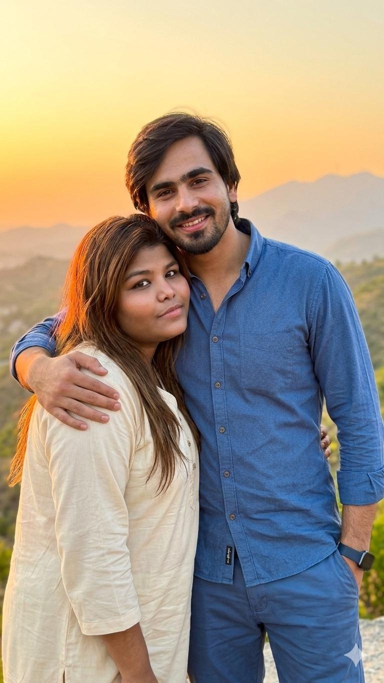 Us at the mountains